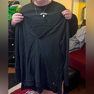 Victoria Secret Angel Sweatshirt Quarter Button